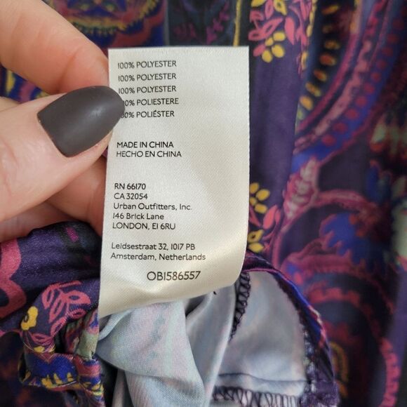 Free People Lana Printed Top M New - Picture 11 of 11